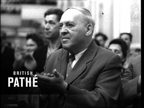 Greek Writer Glezos Honoured In Russia - Moscow   (1963)