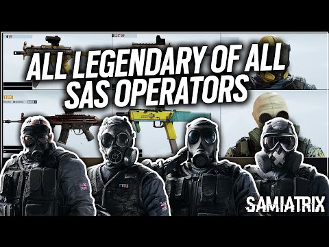 All Legendary of All SAS Operators - Sledge, Mute, Smoke, Thatcher (till Operation Neon Dawn)