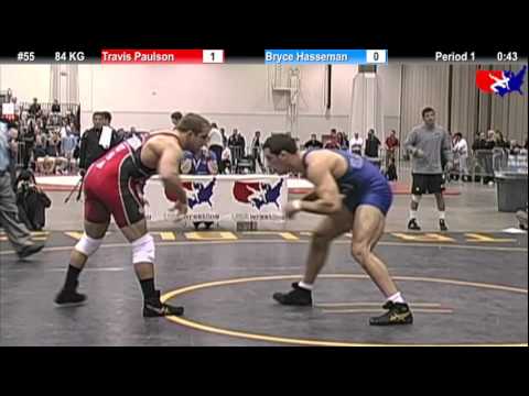 FS Qualifier 84 KG: Travis Paulson vs. Bryce Hasseman Quarterfinal