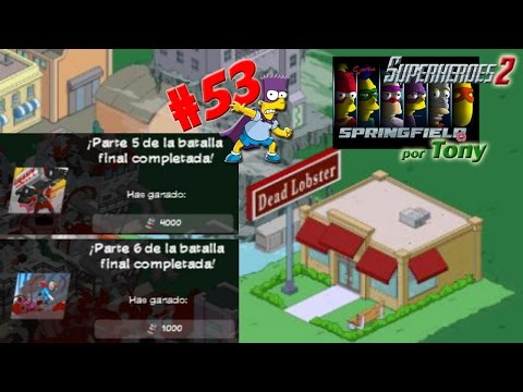 Los Simpson Springfield, Superhéroes 2 "Cap. 53 - Batallas finales 5 y 6 y la Langosta muerta" Tony
