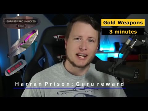 Harran Prison Guru Reward, Gold Weapons, and Loot Times