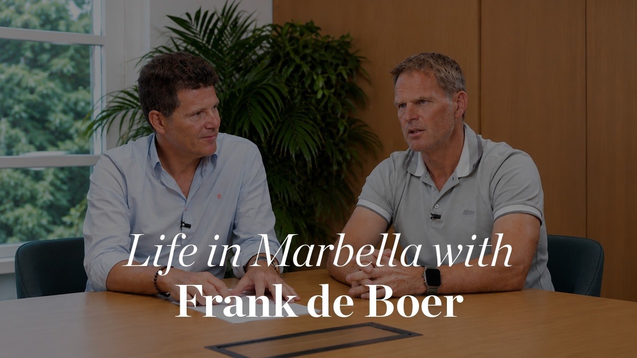 Vivir en Marbella: Frank de Boer y el estilo de vida mediterráneo
