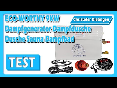 ECO-WORTHY 9KW Dampfgenerator Dampfdusche Dusche Sauna Dampfbad