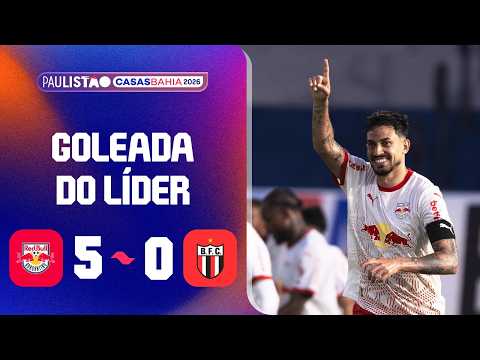 RED BULL BRAGANTINO 5 X 0 BOTAFOGO | MELHORES MOMENTOS | 3ª RODADA | PAULISTÃO CASAS BAHIA 2026