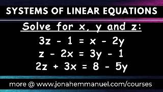 Systems of Linear Equation: How to Use Determinants to Solve the Systems of Linear Equations #maths