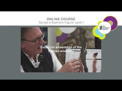 How to Sculpt the Human Figure -  Trailer for The Sculpture School's online Figurative Course