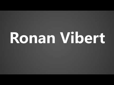 How to Pronounce Ronan Vibert