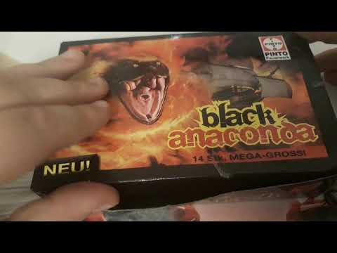 Feuerwerkunboxing und Katalog durchblätterm