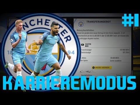 FIFA 17 : Karrieremodus (Man City) #1 - KADERPLANUNG !! [Deutsch]