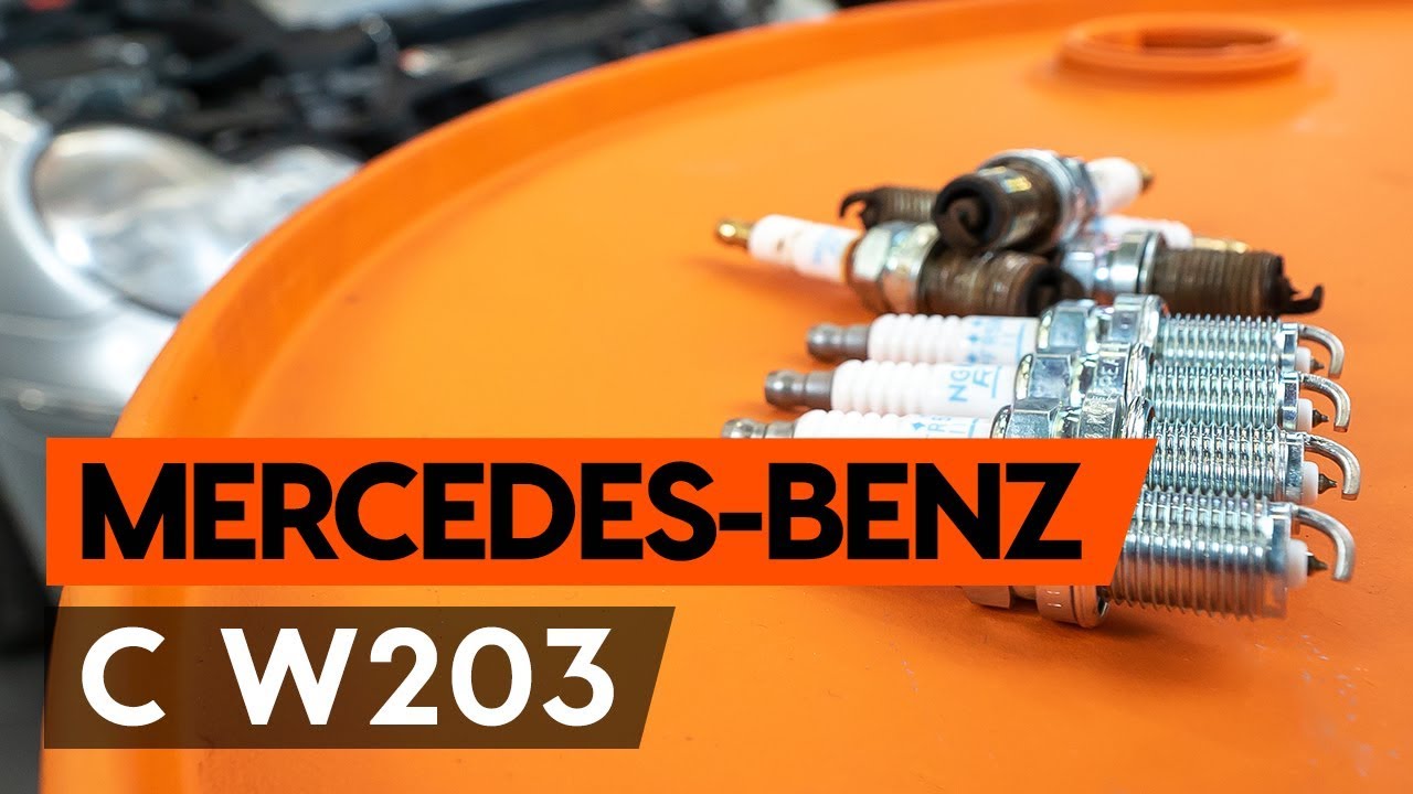 Jak vyměnit zapalovací svíčky na Mercedes W203 – návod k výměně
