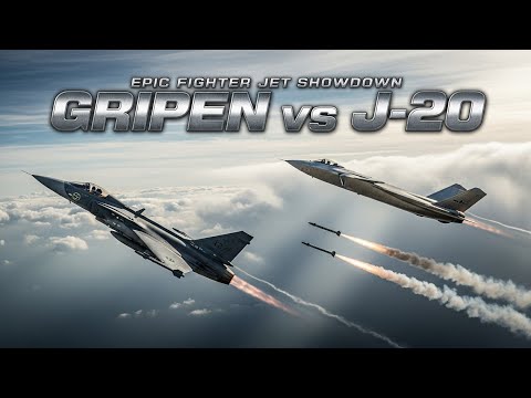 Epic Fighter Jet Showdown: Gripen vs J-20!