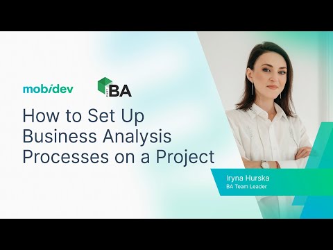 How to Set Up Business Analysis Processes on a Project