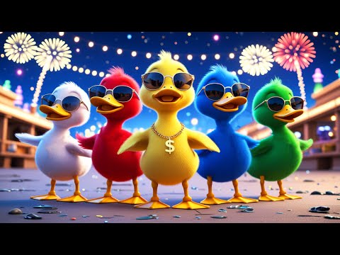 Funk do Patinho Colorido e as cores do ano novo | Músicas Infantis animada