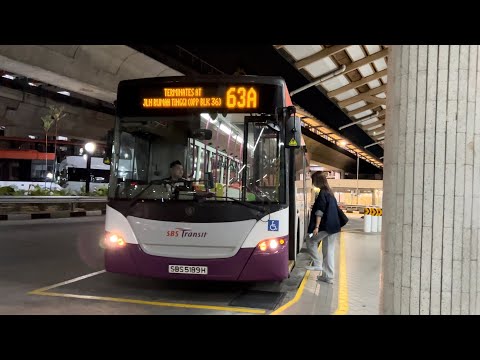 Last Service 63A trip - SBS Transit SBS5189H Scania K230UB Euro 5 (25 October 2025)