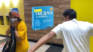 Extra small condoms prank