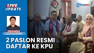 Mendaftar di KPU Kota Gorontalo, Ada Paslon Ramli Anwar-Ana Abdul Hamid & Adhan Dambea-Indra Gobel