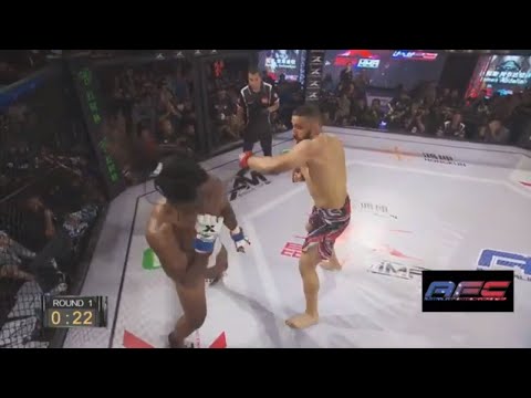 AFC 21 RAMEAU SOKOUDJOU VS JAMIE ABDALLAH LIGHT HEAVY WEIGHT TITLE