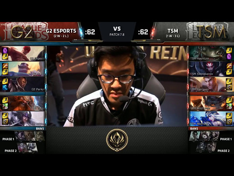 G2 (Zven Lucian) vs TSM ( WildTurtle Ashe)  Game 1 Highlights MSI 2017 Group Stage Day 3