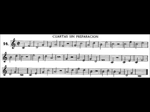 Método de Solfeo Hilarión Eslava Lección 14