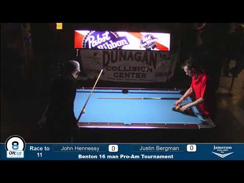 Match #3   Justin Bergman vs John Pinegar