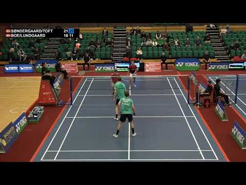 Match point - Søndergaard / Toft vs Boe / Lundgaard - MD, SF - Welsh Int. 2022