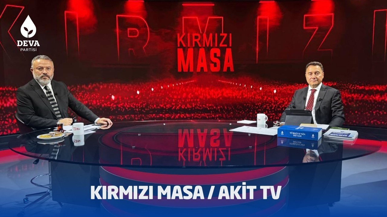 Akit TV'de Kırmızı Masa programına konuk oluyorum