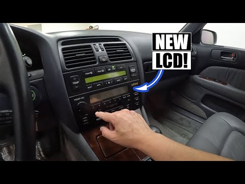 Replacing LCD Radio Screen on 1996 Lexus LS 400