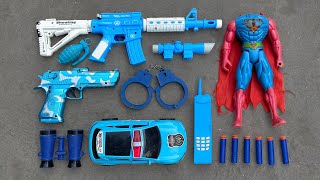 Grabbing Super Man Action Series,Scar Guns & Equipment - छोटू सब से खिलौने हथियाना शक्तिशाली छोटू