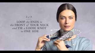 How To Tie A French Twist Scarf Knot | Brooks Brothers