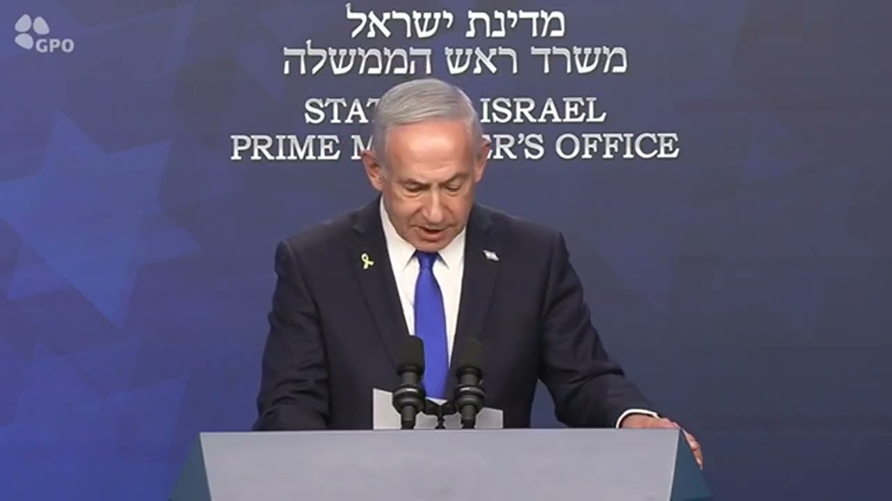 דברי ראש הממשלה נתניהו במסיבת עיתונאים