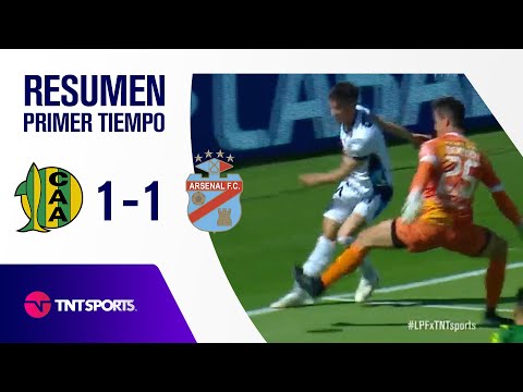 RESUMEN Primer Tiempo | Aldosivi vs Arsenal (1-1) | Fecha 18 - Torneo de la Liga 2021