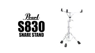 Pearl Stand caisse claire S-830 - Video