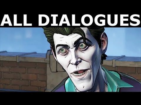 Batman & Joker On The GCPD Rooftop - All Dialogues - BATMAN Season 2 The Enemy Within Episode 3
