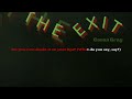 The Exit Conan Gray (Karaoke Version)