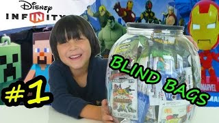 BLIND BAGS WEEKLY PART 1 - MARVEL Super Heroes DISNEY INFINITY 2.0 Minecraft CRE-0