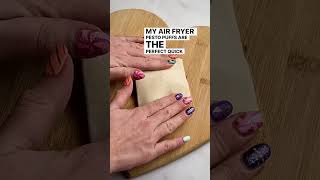 AIR FRYER PESTO PUFFS 😍 5 ingredients, ready in 10 minutes! #airfryer #recipes #glutenfree #food