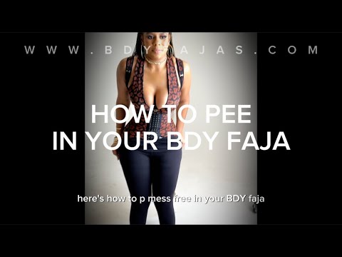 How to pee while wearing a BDY faja