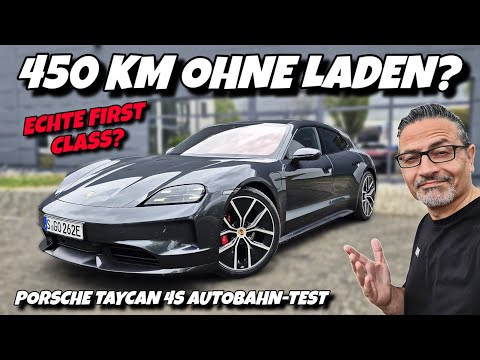 450 km of highway without charging? Porsche Taycan 4S STRENGTH TEST. #ev #porsche