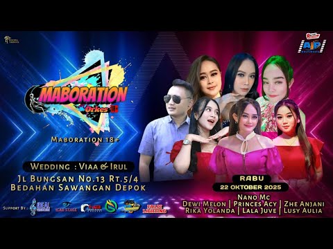 AjP Multimedia - Live Streaming MABORATION Music (Wedding IRUL & VIA) - Rabu,22 Oktober 2025 (Siang)