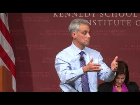 Rahm Emanuel in Conversation with Lois Romano | Institute of Politics