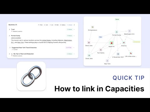 How to Link In Capacities