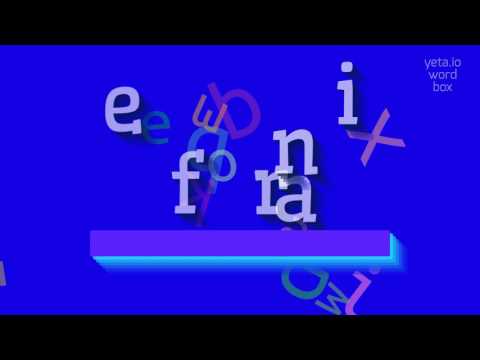 How to say "efrain"! (High Quality Voices)