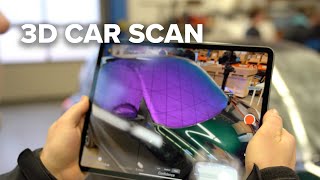 LIDAR and Structured light Scan Combined - 3D Car Scan - Vanishing AESUB 3D Scanningspray