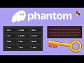 How To Show Private Key In Phantom Wallet See Secret Phrase