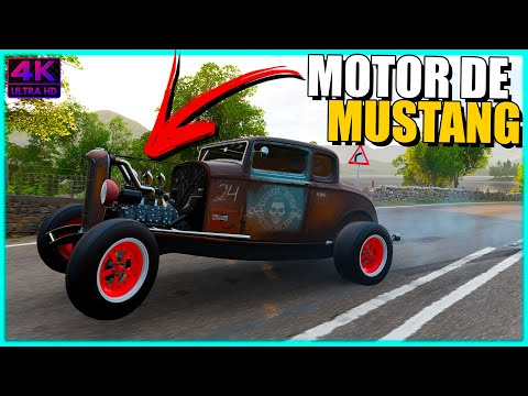 CALHAMBEQUE COM MOTOR DE MUSTANG - FORZA HORIZON 4 [4K 60FPS]