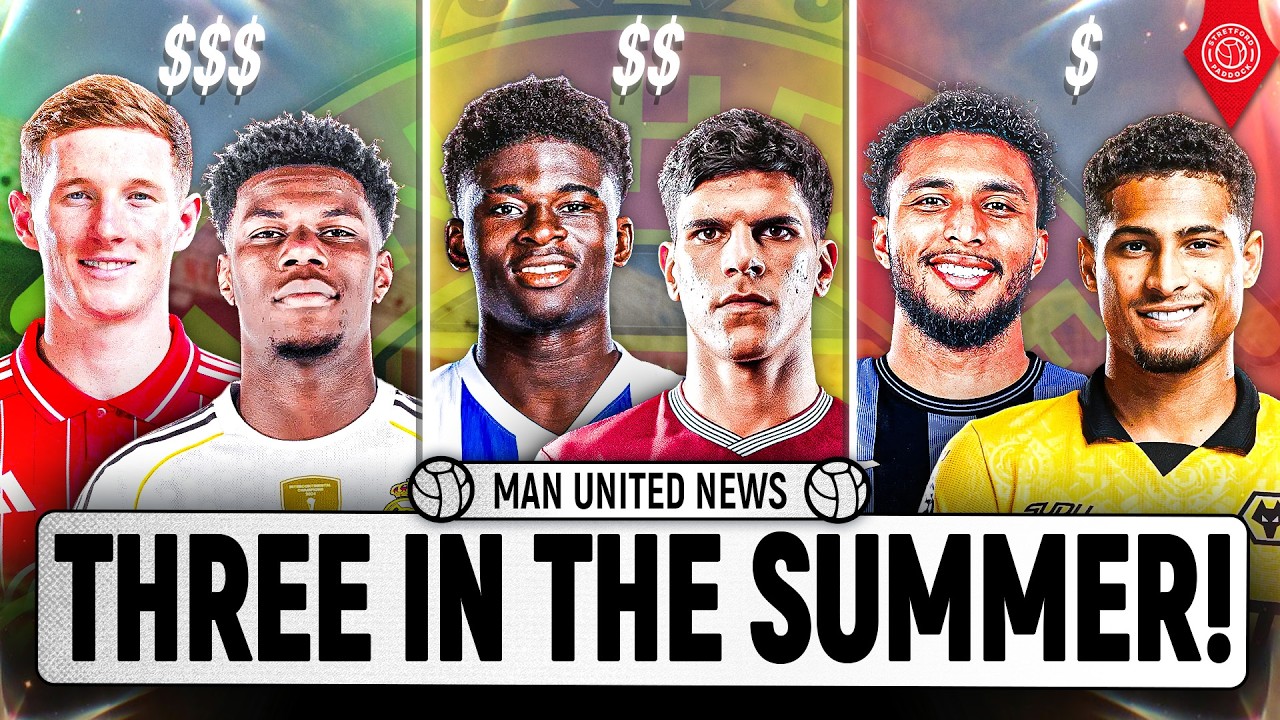 Manchester United To Sign THREE Midfielders REVEALED! | Man United News