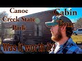 Canoe Creek State Park Cabin Tour Worth It