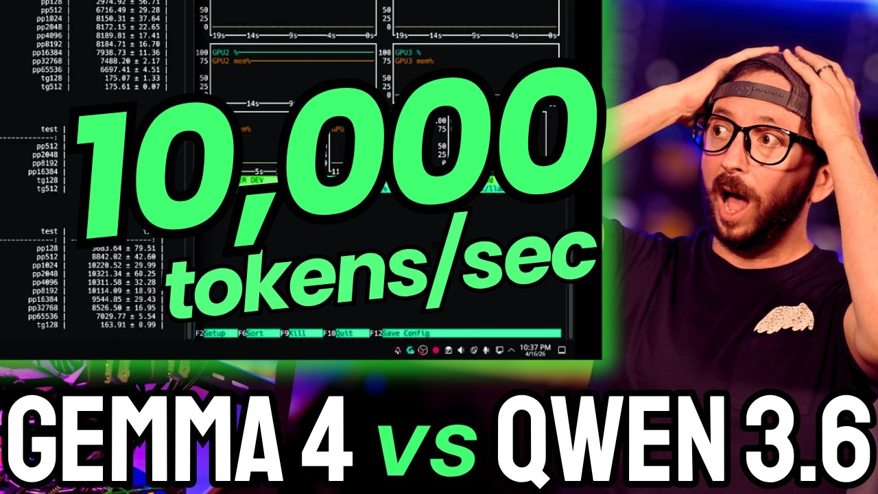 Qwen 3.6 vs Gemma 4 Local Ai Benchmarking