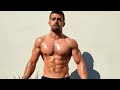 young bodybuilder showing his pumped muscle | flexing | muscle worship