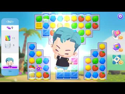 BTS Island: In the SEOM Level 741 - NO BOOSTERS GAMEPLAY 🎵 | SKILLGAMING ✔️